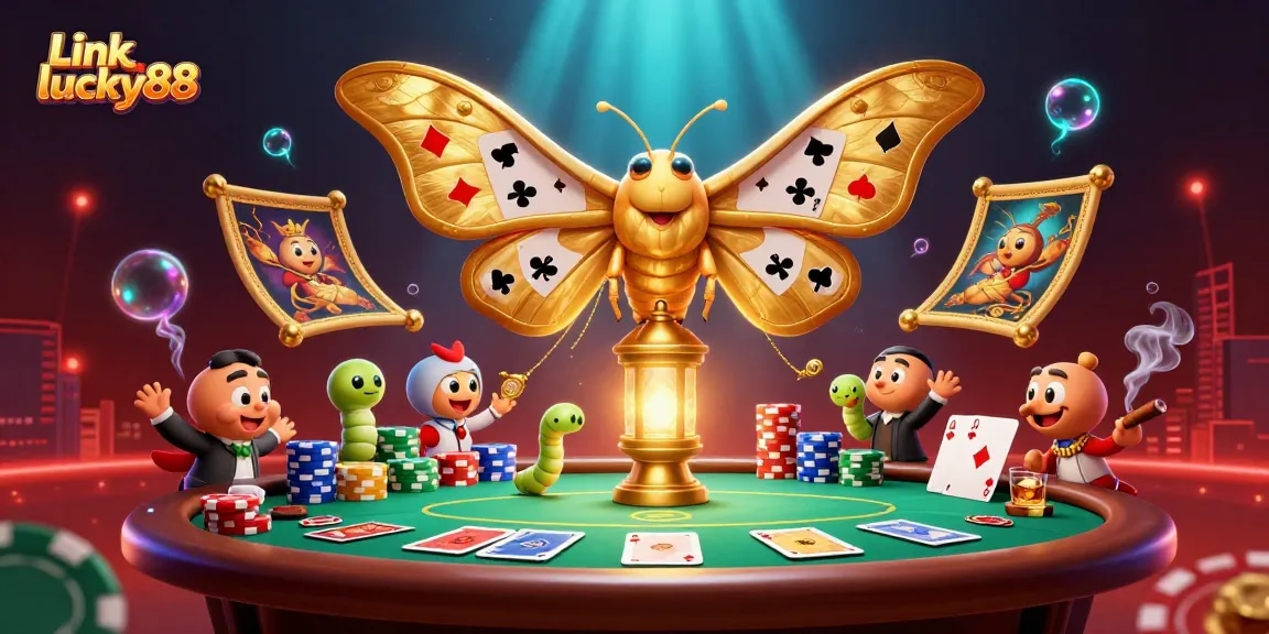 Engage in thrilling gameplay at Link lucky88 with an awe-inspiring casino scene.
