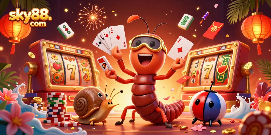Experience thrilling wins at sky88. com with our dynamic casino games featuring a millipede dealer and vibrant visuals.